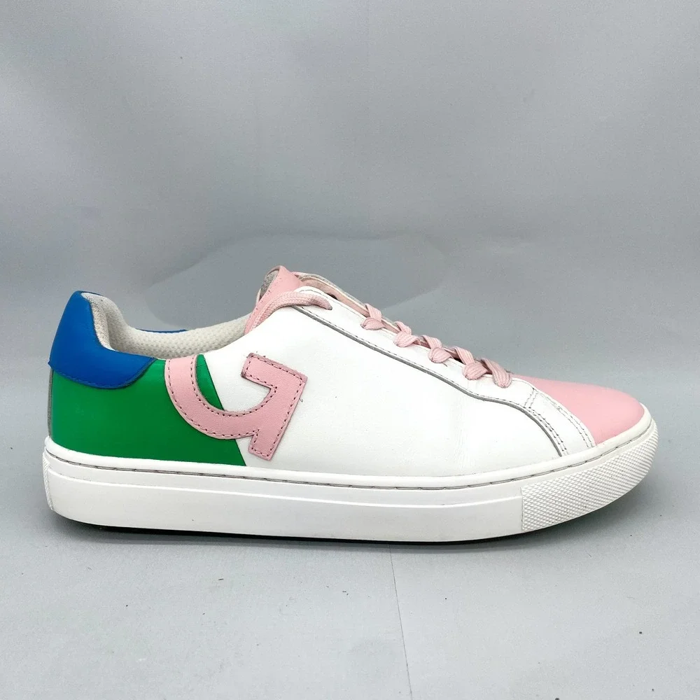 G/FORE Womens 9 Durf Quarter G Golf Shoes Colourblock Leather Spikeless Sneaker